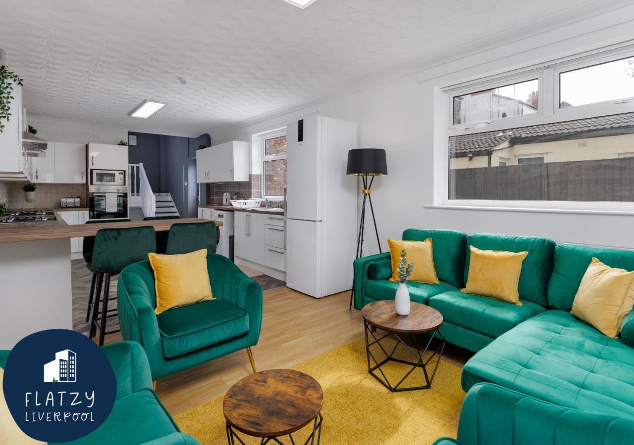 Flatzy - 6 Bed Oasis Close To Football Stadiums Liverpool Exterior foto